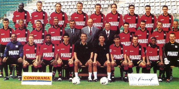 Rennes 2000/2001: um time que ficou lembrado pela “onda brasileira” | Foto: Divulgação